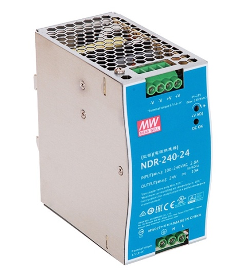 Zasilacz Mean Well NDR-240-24 (24V/10,0A)